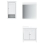 vidaXL Juego de muebles de baño BERG 3 pzas madera maciza pino blanco vidaXL Juego de muebles de baño BERG 3 pzas madera maciza pino blanco