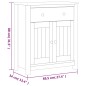 vidaXL Mueble de baño BERG madera maciza de pino blanco 69,5x34x80 cm vidaXL Mueble de baño BERG madera maciza de pino blanco 69,5x34x80 cm