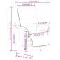 vidaXL Sillón reclinable de masaje con reposapiés tela negra vidaXL Sillón reclinable de masaje con reposapiés tela negra