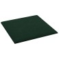 vidaXL Paneles de pared 12 uds tela verde oscuro 30x30 cm 1,08m² vidaXL Paneles de pared 12 uds tela verde oscuro 30x30 cm 1,08m²