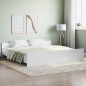 vidaXL Estructura de cama con cabecero y piecero blanco 180x200 cm vidaXL Estructura de cama con cabecero y piecero blanco 180x200 cm