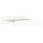 vidaXL Estructura de cama con cabecero y piecero blanco 180x200 cm vidaXL Estructura de cama con cabecero y piecero blanco 180x200 cm