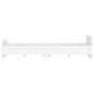 vidaXL Estructura de cama con cabecero y piecero blanco 160x200 cm vidaXL Estructura de cama con cabecero y piecero blanco 160x200 cm