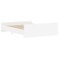 vidaXL Estructura de cama con cabecero y piecero blanco 160x200 cm vidaXL Estructura de cama con cabecero y piecero blanco 160x200 cm