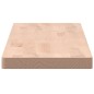 vidaXL Estante de pared madera maciza de haya 100x20x2,5 cm vidaXL Estante de pared madera maciza de haya 100x20x2,5 cm