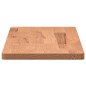 vidaXL Estante de pared madera maciza de haya 80x20x1,5 cm vidaXL Estante de pared madera maciza de haya 80x20x1,5 cm