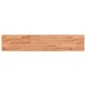 vidaXL Estante de pared madera maciza de haya 100x20x2,5 cm