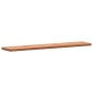 vidaXL Estante de pared madera maciza de haya 100x20x2,5 cm