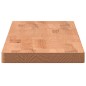 vidaXL Estante de pared madera maciza de haya 100x20x2,5 cm