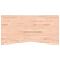 vidaXL Tablero de escritorio madera maciza de haya 110x(50-55)x1,5 cm vidaXL Tablero de escritorio madera maciza de haya 110x(50-55)x1,5 cm