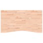 vidaXL Tablero de escritorio madera maciza de haya 110x(55-60)x1,5 cm vidaXL Tablero de escritorio madera maciza de haya 110x(55-60)x1,5 cm