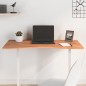 vidaXL Tablero de escritorio madera maciza de haya 100x(45-50)x1,5 cm