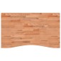 vidaXL Tablero de escritorio madera maciza de haya 100x(55-60)x2,5 cm vidaXL Tablero de escritorio madera maciza de haya 100x(55-60)x2,5 cm