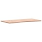vidaXL Tablero de escritorio madera maciza de haya 110x(50-55)x2,5 cm
