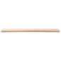 vidaXL Tablero de escritorio madera maciza de haya 110x(50-55)x2,5 cm