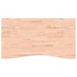 vidaXL Tablero de escritorio madera maciza de haya 110x(55-60)x2,5 cm vidaXL Tablero de escritorio madera maciza de haya 110x(55-60)x2,5 cm