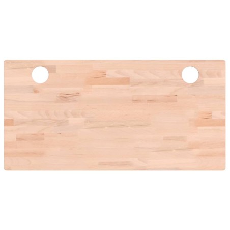 vidaXL Tablero de escritorio madera maciza de haya 80x40x1,5 cm