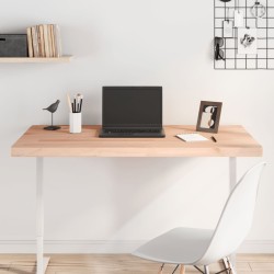 vidaXL Tablero de escritorio madera maciza de haya 110x60x4 cm
