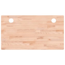 vidaXL Tablero de escritorio madera maciza de haya 110x60x4 cm