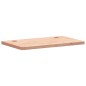vidaXL Tablero de escritorio madera maciza de haya 110x60x4 cm vidaXL Tablero de escritorio madera maciza de haya 110x60x4 cm