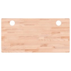 vidaXL Tablero de escritorio madera maciza de haya 110x55x4 cm