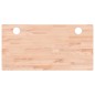 vidaXL Tablero de escritorio madera maciza de haya 110x55x4 cm