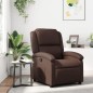 vidaXL Sillón reclinable de cuero sintético marrón vidaXL Sillón reclinable de cuero sintético marrón