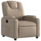 vidaXL Sillón reclinable de cuero sintético color capuchino vidaXL Sillón reclinable de cuero sintético color capuchino