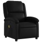 vidaXL Sillón de masaje reclinable cuero sintético negro vidaXL Sillón de masaje reclinable cuero sintético negro