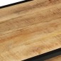 vidaXL Mesa de centro de madera maciza de mango rugosa 90x45x35 cm vidaXL Mesa de centro de madera maciza de mango rugosa 90x45x35 cm