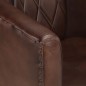 vidaXL Sillón butaca de cuero auténtico marrón claro vidaXL Sillón butaca de cuero auténtico marrón claro