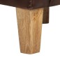 vidaXL Sillón butaca de cuero auténtico marrón claro vidaXL Sillón butaca de cuero auténtico marrón claro