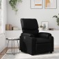 vidaXL Sillón reclinable de cuero sintético negro vidaXL Sillón reclinable de cuero sintético negro