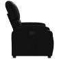 vidaXL Sillón reclinable de cuero sintético negro vidaXL Sillón reclinable de cuero sintético negro