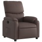 vidaXL Sillón reclinable de cuero sintético marrón vidaXL Sillón reclinable de cuero sintético marrón