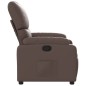 vidaXL Sillón reclinable de cuero sintético marrón vidaXL Sillón reclinable de cuero sintético marrón