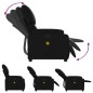 vidaXL Sillón de masaje reclinable cuero sintético negro vidaXL Sillón de masaje reclinable cuero sintético negro