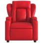 vidaXL Sillón de masaje reclinable cuero sintético rojo vidaXL Sillón de masaje reclinable cuero sintético rojo