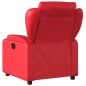 vidaXL Sillón reclinable de cuero sintético rojo vidaXL Sillón reclinable de cuero sintético rojo