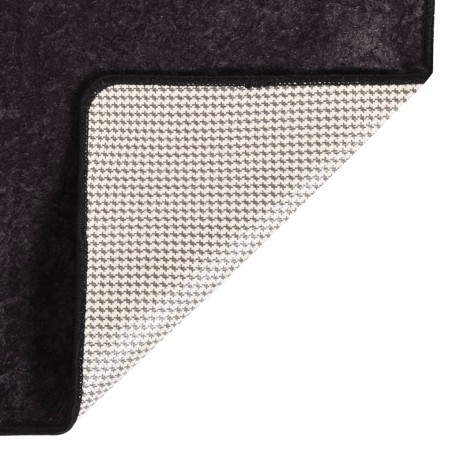 vidaXL Alfombra lavable antideslizante gris antracita 120x170 cm