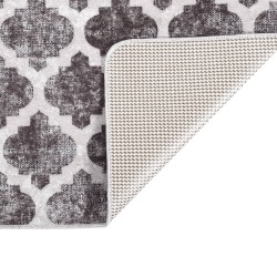 vidaXL Alfombra lavable antideslizante multicolor 150x230 cm