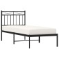 vidaXL Estructura de cama con cabecero metal negro 80x200 cm vidaXL Estructura de cama con cabecero metal negro 80x200 cm