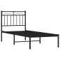 vidaXL Estructura de cama con cabecero metal negro 80x200 cm vidaXL Estructura de cama con cabecero metal negro 80x200 cm