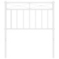 vidaXL Cabecero de metal blanco 75 cm vidaXL Cabecero de metal blanco 75 cm