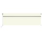 vidaXL Toldo automático persiana LED sensor de viento crema 5x3 m vidaXL Toldo automático persiana LED sensor de viento crema 5x3 m