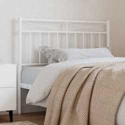vidaXL Cabecero de metal blanco 107 cm