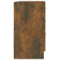 vidaXL Mueble de lavabo madera contrachapada roble ahumado 63x30x54 cm vidaXL Mueble de lavabo madera contrachapada roble ahumado 63x30x54 cm