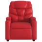 vidaXL Sillón reclinable de cuero sintético rojo vidaXL Sillón reclinable de cuero sintético rojo