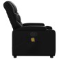 vidaXL Sillón de masaje reclinable cuero sintético negro