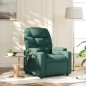 vidaXL Sillón reclinable de tela verde oscuro vidaXL Sillón reclinable de tela verde oscuro